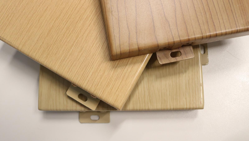3mm Solid Aluminium Timber Look (Wood Look) Sheet Cladding for External